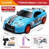 1:24 High-Speed RC Drift Car Mustang with 4WD and Replaceable Tires