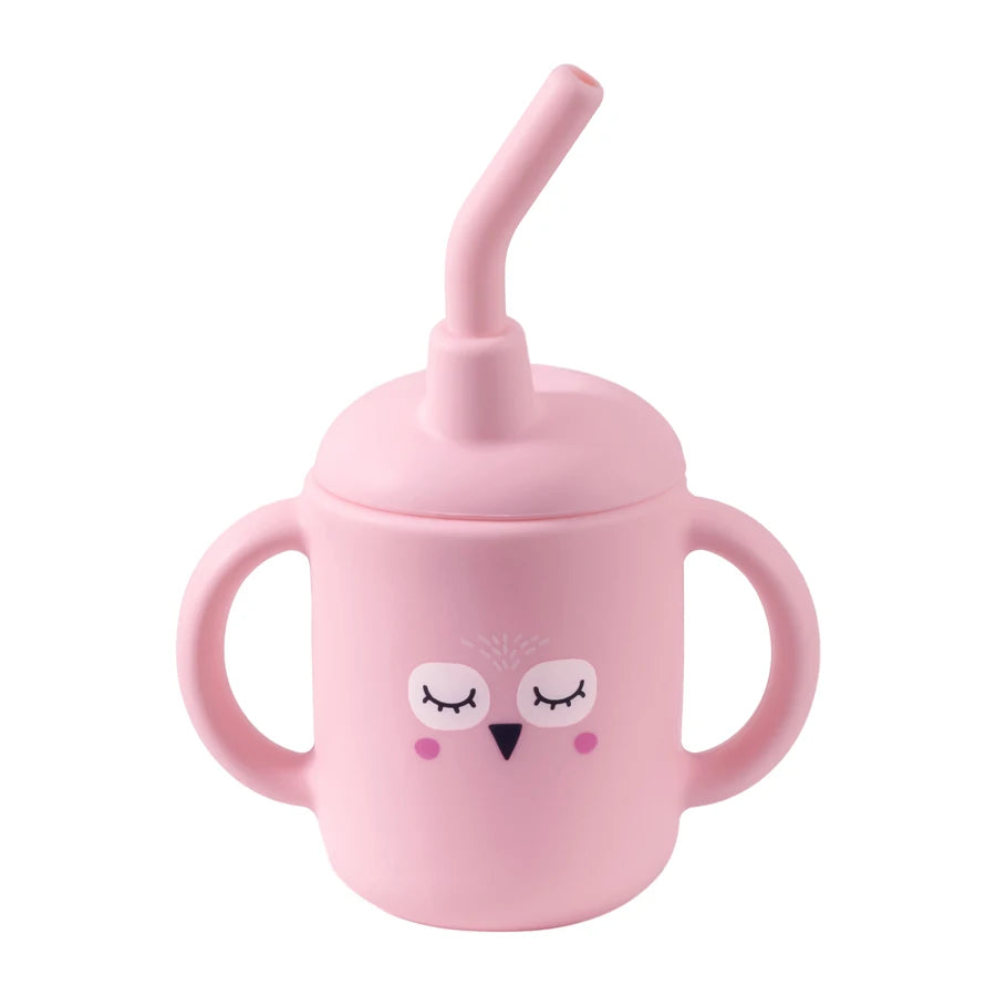 Newborn Feeding Portable Drinkware, Baby Food Storage Snack Cup, Infant Sippy Cup, Silicone Feed Water Bottle, Baby Accessories