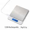Digital Kitchen Scale 3000g (6.6 lb) 0.1g Precision Jewelry Food Scale with LCD and Tare