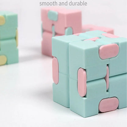 NEW Puzzle Cube, Durable Exquisite Decompression Toy, Infinity Magic Cube for Adults & Kids, Fidget Antistress Anxiety Desk Toy