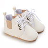 New Baby Shoes Retro Leather Boy Girl Multicolor Toddler Rubber Sole Anti-Slip First Walkers Infant Moccasins
