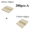 50/100 Pcs Natural Wooden Popsicle Sticks Ice Cream Spoons