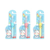 3-Color Children's Soft Bristle Toothbrush - For Kids Aged 3-12, Gently Removes Stains and Protects Gums