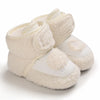 2022 Baby Autumn Winter Boots, Baby Girl Boys Winter Warm Shoes, Solid Fashion Toddler Fuzzy Balls First Walkers Kid Shoes 0-18M