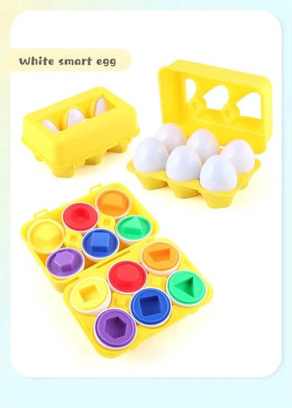 Baby Learning Smart Egg Toy – Montessori Shape Matching and Sorting Educational Toy for Kids Ages 2-4