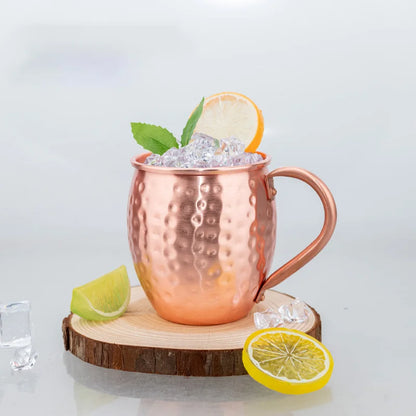 100% Solid Copper Moscow Mule Mug – 350 ml (12 fl oz) Pure Copper Beer & Cocktail Cup