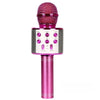 Wireless Bluetooth Karaoke Microphone Speaker 5-in-1 Handheld Rechargeable Mic for Home Party Singing and Meetings