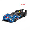 MOC Speed Racing Car Building Blocks Set — Small Studded Sports Car Garage Toy