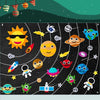 Montessori Farm Animals Felt Story Board Wall Hanging - Interactive Early Learning Puzzle (41.3 x 29.5 in / 105 x 75 cm)