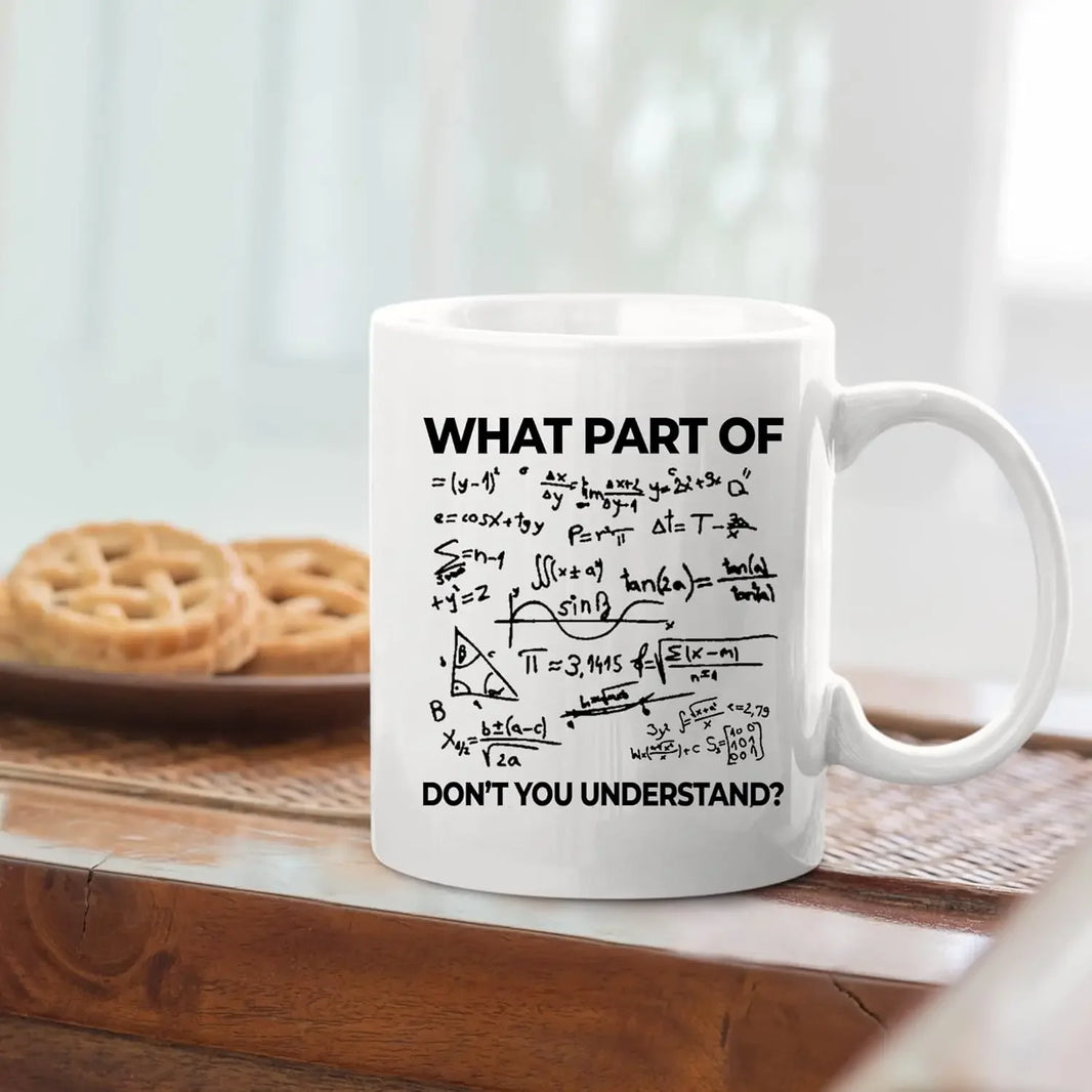 Funny 'What Part of an Engineer's Gift You Don't Understand' Ceramic Coffee Mug — White, 320 ml (11 fl oz) Novelty Gift
