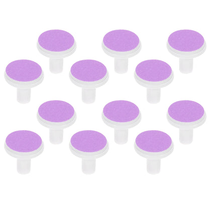 12 PCS Spare Grinding Head Accessories for Electric Baby Nail Polisher – File Pad Tools, Sanding Plastic Infant Pads & Scissors