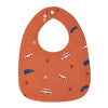 INSULAR 3-Layer Baby Bibs & Burp Cloth Set – Soft Cotton Adjustable U-Shape Feeding Bib for Newborns & Infants, Saliva Towel & Rice Bag - Kidzy Market