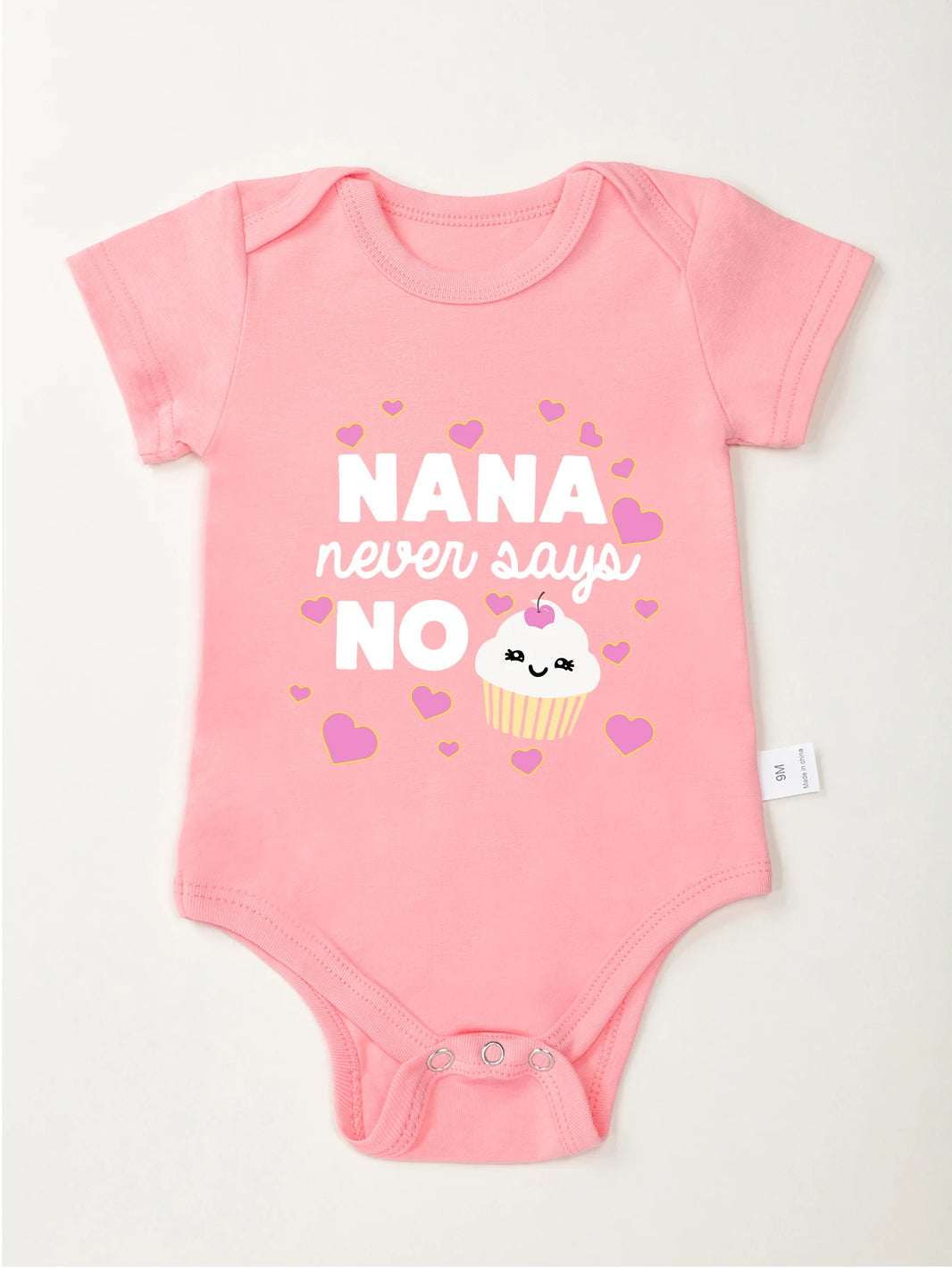 “Nana Never Says No” Rompers Onesie – Baby Boy & Girl Jumpsuit – 0-24M Toddler One-Piece Cute Bodysuit – Trendy Infant Clothes