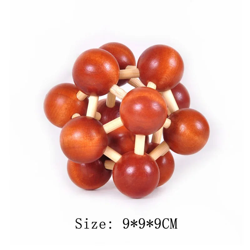 Wooden Lu Ban Brain Teaser 3D Puzzle – Educational Logic Game for Kids & Adults – view 21