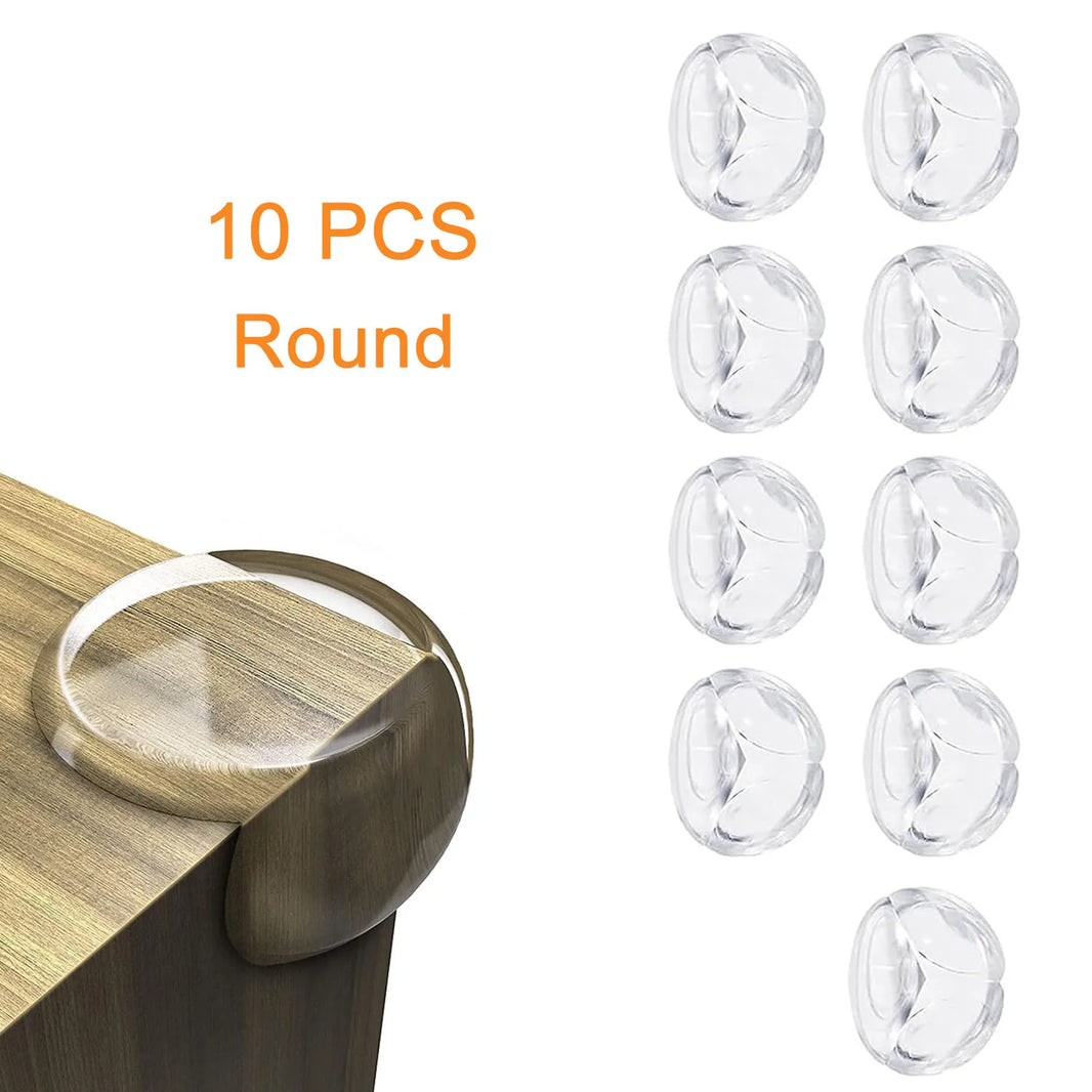 5PCS/10PCS/20PCS Baby Safety Silicone Corner Protectors – Childproof Table Edge Guards