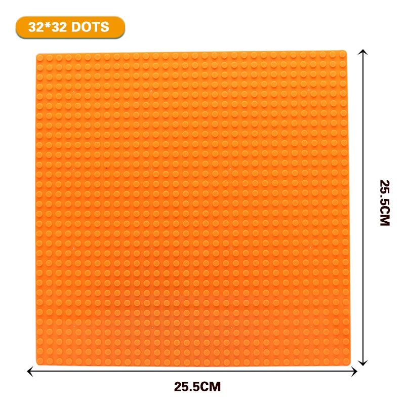 32x32 and 32x16 Dots Classic Base Plates – MOC DIY Plastic Bricks for City Building Blocks Toys