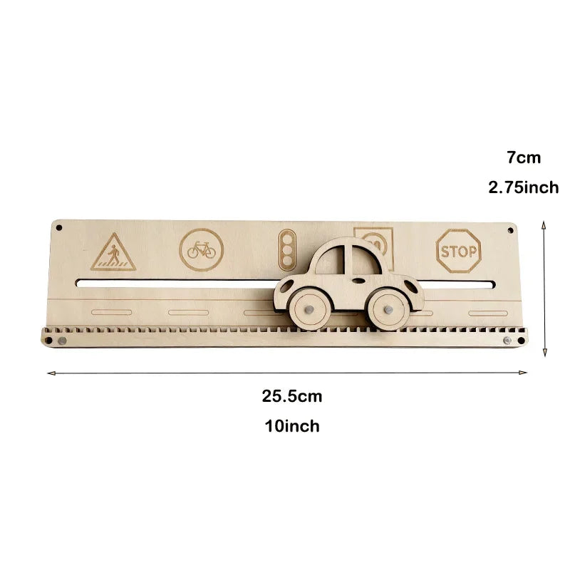 Montessori Busy Board DIY Accessories – Learning and Educational Components, Wooden Parts for Baby Activity Board Games