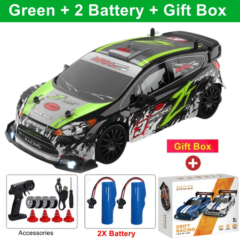 Oike 1:24 Remote Control Drift RC Car with 4WD and 2.4G Radio Control