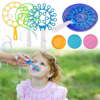 15/28-Piece Bubble Wand Set — Soap Bubble Blowers for Kids & Adults, Outdoor Party & Birthday Toy