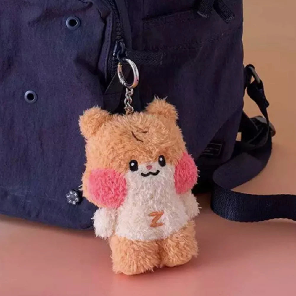 12cm Kpop ZB1 Zeroni Plush Doll Keychain, Cute Cartoon Bag Accessory Gift