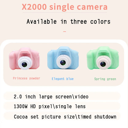 Kids Digital Camera Toy with Instant Thermal Print, 1080P HD Photo & Video, 32GB Memory Card
