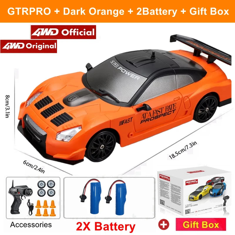 2.4G High-Speed Drift RC Car 4WD AE86 Model Remote Control Racing Toy