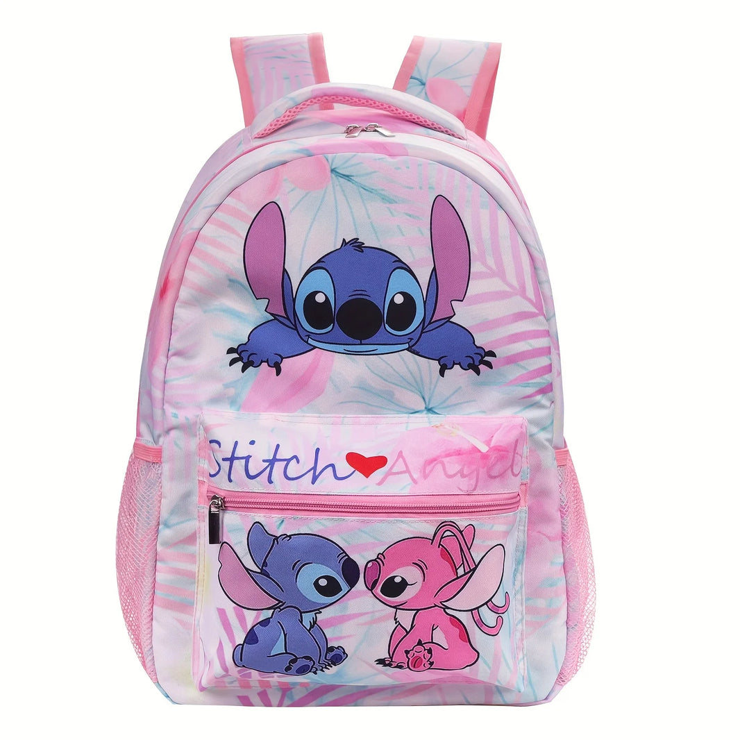Stitch Cartoon Primary School Bag – Kawaii Backpack for Boys & Girls, Anime School Bag Mochila - Kidzy Market