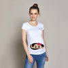 Women Pregnancy T-shirt It's A Girl Baby Print Pregnant Maternity T-shirts Funny Pregnant Women Summer Tees Tops