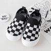 Spring New Slip-On Toddler Shoes – Non-Slip Classic Plaid First Walkers for Boys & Girls, Autumn Sport Sneakers