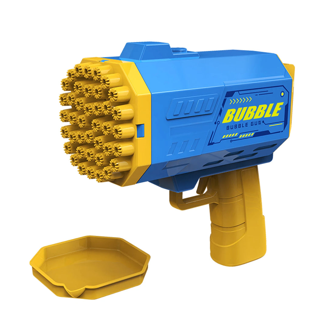 40-Hole Bubble Gun Machine with LED Lights – Automatic Bubble Blower Toy for Kids, Toddlers & Adults