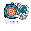 Montessori Sticky Ball Dartboard Slingshot Target – Kids Indoor & Outdoor Catapult Throwing Game