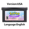 GBA Game Cartridge (32-bit, Pokemon Series, Odyssey Cloud White, FireRed & Silver Rival Rom Hack)