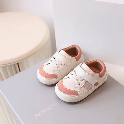 DIMI Spring/Autumn Baby Toddler Shoes Soft Breathable Microfiber Leather Infant Sneakers 0-3 Years Flat Walker Shoes