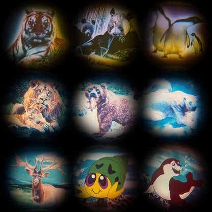 Kids Projection Camera Toy, Mini Analog Digital Educational Toy for Children