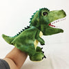 11 Style Dinosaur Plush Hand Puppets, Triceratops Tyrannosaurus Dilophosaurus Gloves