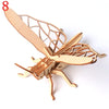 DIY 3D Wooden Butterfly Puzzle for Kids - Educational Craft, Brain Game & Home Decor