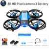 4DRC V8 Mini Drone – 6K HD Wide Angle Camera WiFi FPV RC Helicopter Toy