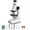 Kids Pocket Microscope Kit — 200x / 600x / 1200x LED Educational STEM Microscope with 10x Hand Loupe for School & Home