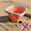 11/5/1Pcs Beach Sand & Water Play Set With Folding Bucket — Outdoor Sandbox Accessories, Random Colors