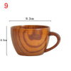 Handmade Spruce Wood Big-Belly Cup — Rustic Wooden Beer, Tea & Coffee Mug (Brown)