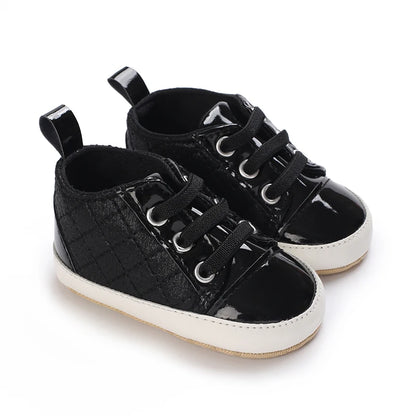 Spring and Autumn Women's Baby Casual Sports Shoes Soft Sole Anti-Slip Indoor and Outdoor First Step Walking Shoes