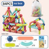 Magnetic Constructor Blocks Set – Magnet Stick and Rod Building Toys for Kids, Montessori Educational Toy for Boys and Girls