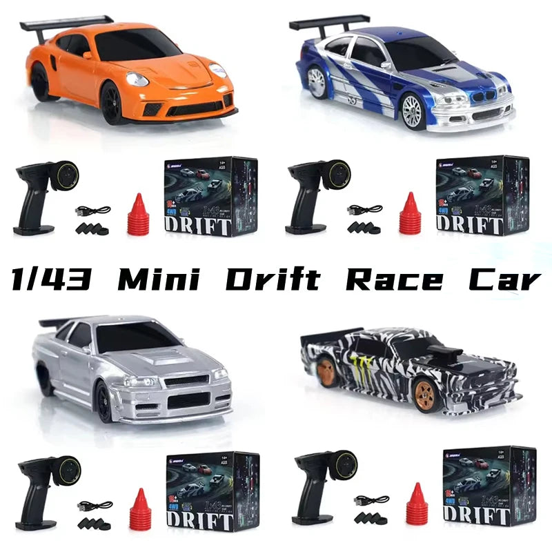 2.4G High-Speed Drift RC Car 1:43 with 4WD Four-Wheel Drive