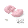 New Cotton Waist Maternity Pillow for Pregnant Women, U-Shaped Full Body Pregnancy Pillow, Pregnancy Cushion Pad