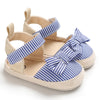 Summer Girl Baby Casual Sandals – Soft Sole Lightweight Walking Shoes with Bow Canvas