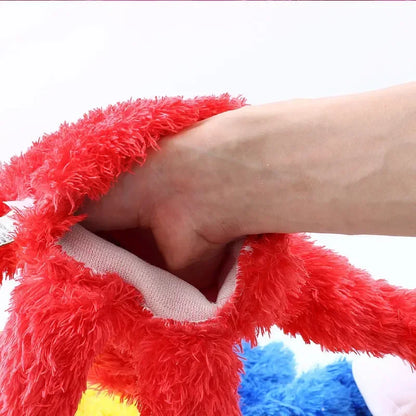 Large Sesame Street Elmo Plush Hand Puppet, Soft Cartoon Doll for Kids Gift