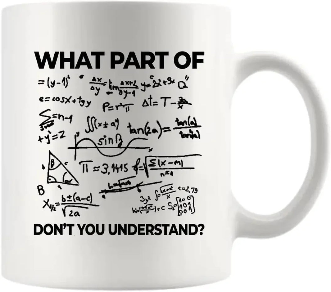 Funny 'What Part of an Engineer's Gift You Don't Understand' Ceramic Coffee Mug — White, 320 ml (11 fl oz) Novelty Gift