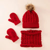 Baby & Toddler Winter Hat, Scarf & Gloves Set – Warm Cotton for Boys & Girls (0-3 Years)
