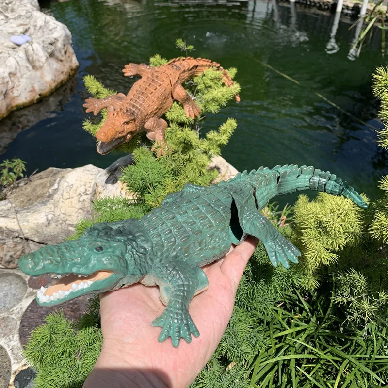Realistic RC Crocodile Toy – Waterproof Remote Control Animal for Pool and Lake