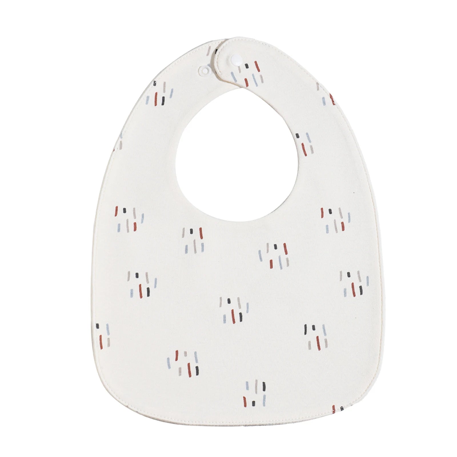 INSULAR 3-Layer Baby Bibs & Burp Cloth Set – Soft Cotton Adjustable U-Shape Feeding Bib for Newborns & Infants, Saliva Towel & Rice Bag - Kidzy Market